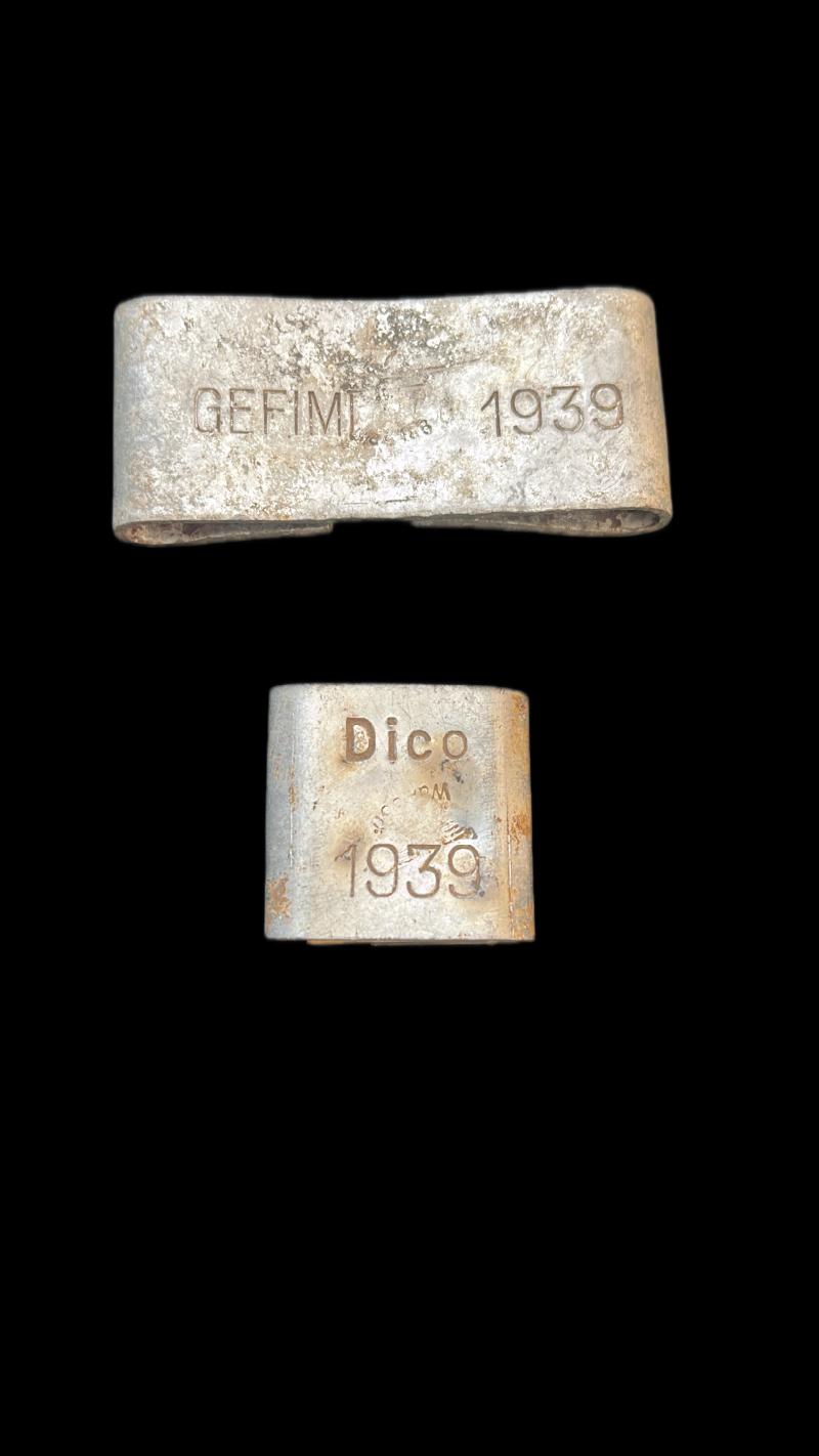 2 X WW2 GERMAN MEDICINE TAGS