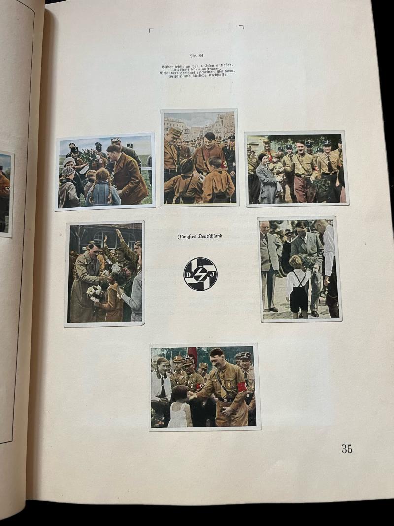 WW2 GERMAN KAMPF UM'S DRITTE REICH CIGARETTE CARDS BOOK
