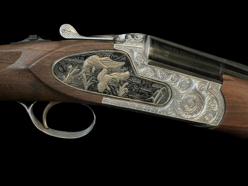 DEACTIVATED DOUBLE BARREL UNDER/OVER KRCAV 12B SHOTGUN (NEW EU DEACTIVATION)