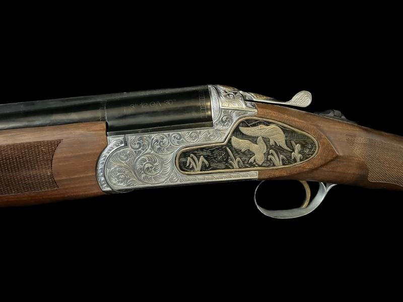 DEACTIVATED DOUBLE BARREL UNDER/OVER KRCAV 12B SHOTGUN (NEW EU DEACTIVATION)