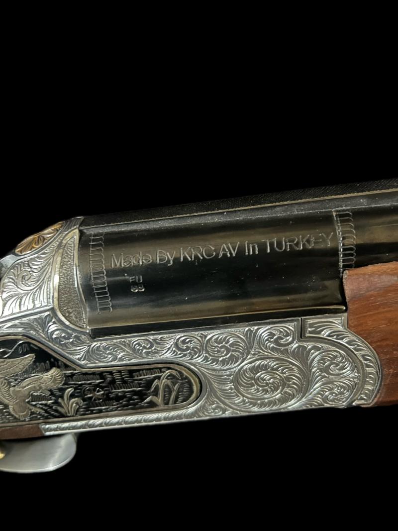 DEACTIVATED DOUBLE BARREL UNDER/OVER KRCAV 12B SHOTGUN (NEW EU DEACTIVATION)