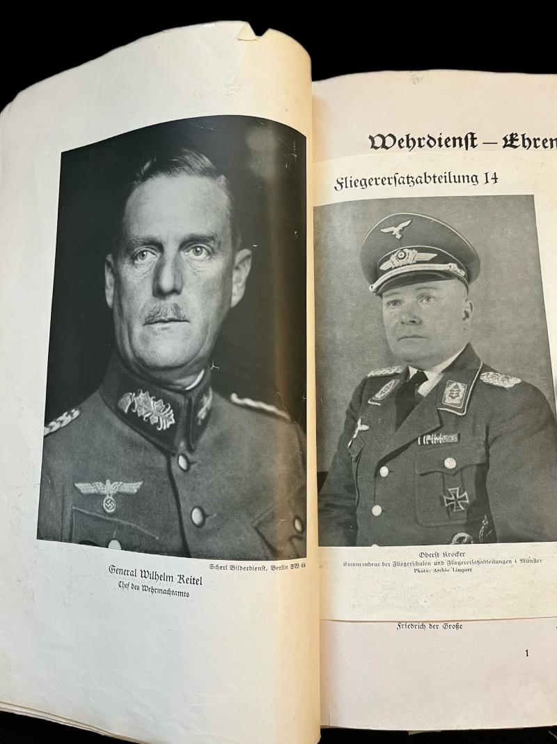 WW2 GERMAN LUFTWAFFE MILITARY SERVICE MEMORY BOOK/PHOTO ALBUM