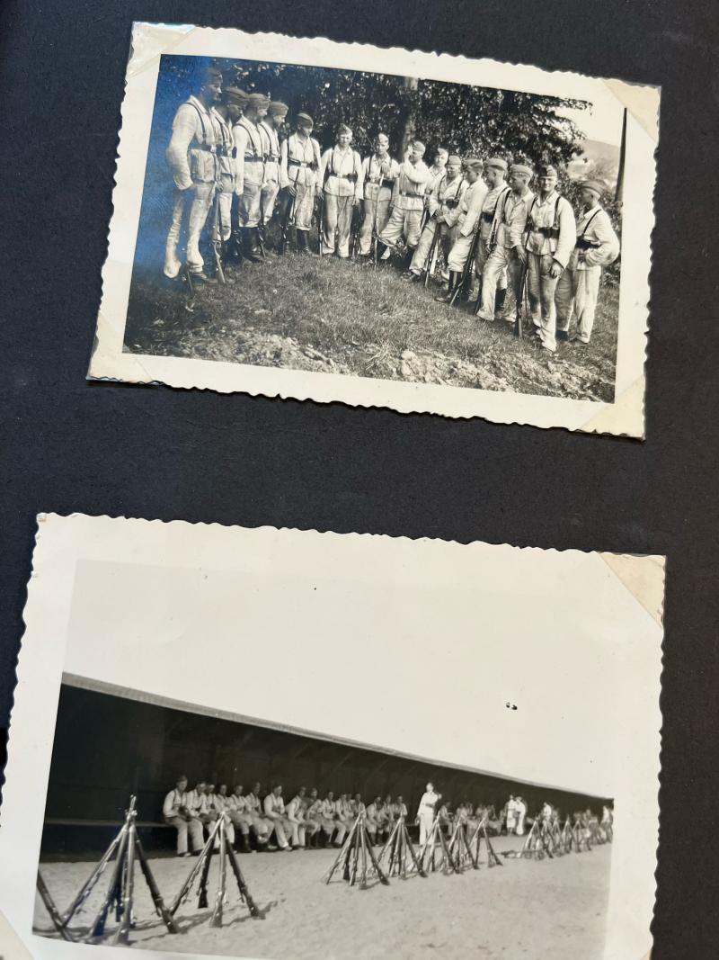 WW2 GERMAN LUFTWAFFE MILITARY SERVICE MEMORY BOOK/PHOTO ALBUM