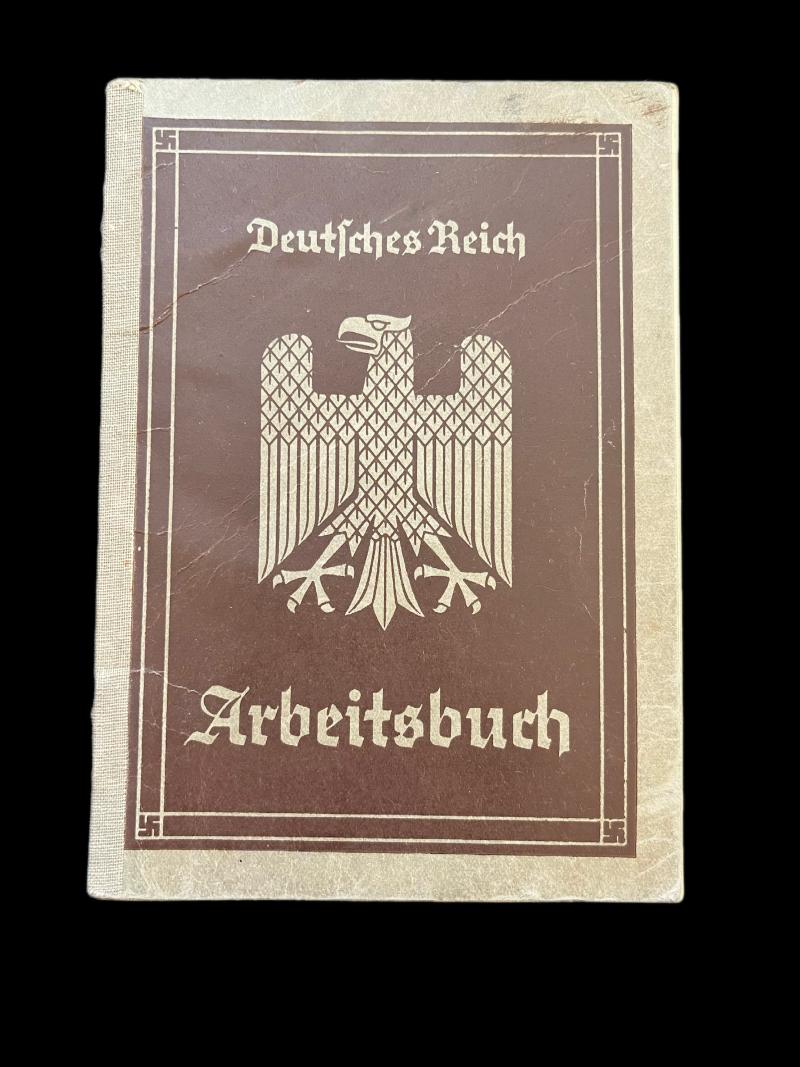 GERMAN DEUTSCHES REICH ARBEITSBUCH