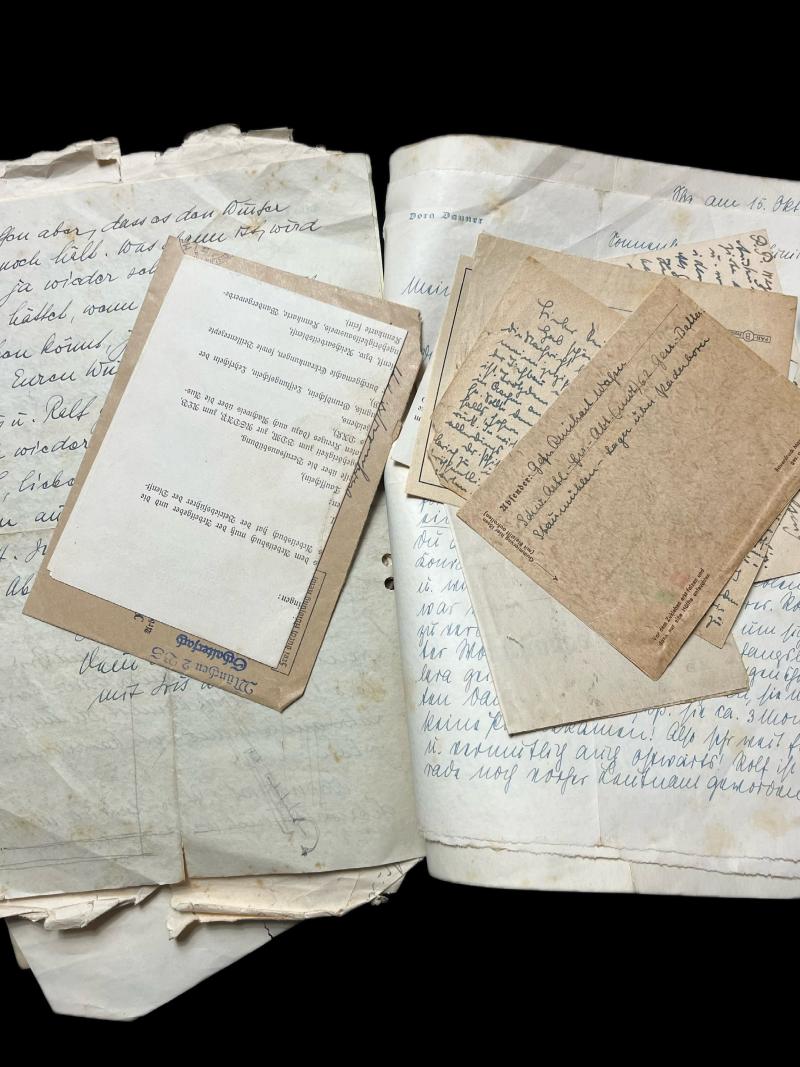 WW2 FAMILY LETTERS/ DOCUMENTS REINHART WASSER/ERWIN WASSER AND OTHER FAMILY MEMBERS