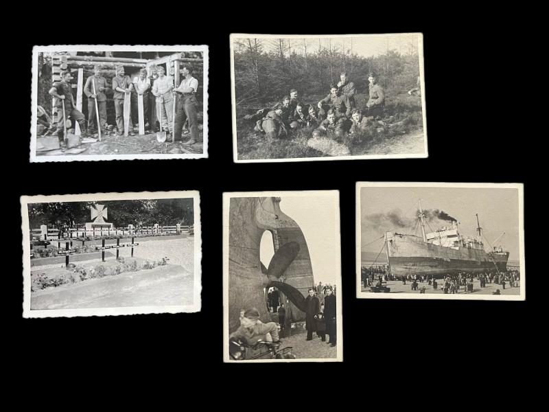 5 X WW2 GERMAN PICTURES