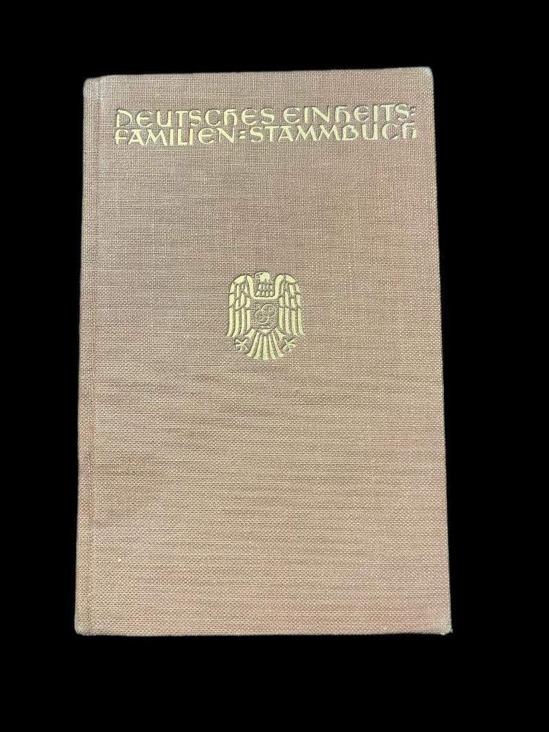 GERMAN FAMILY TREE BOOK