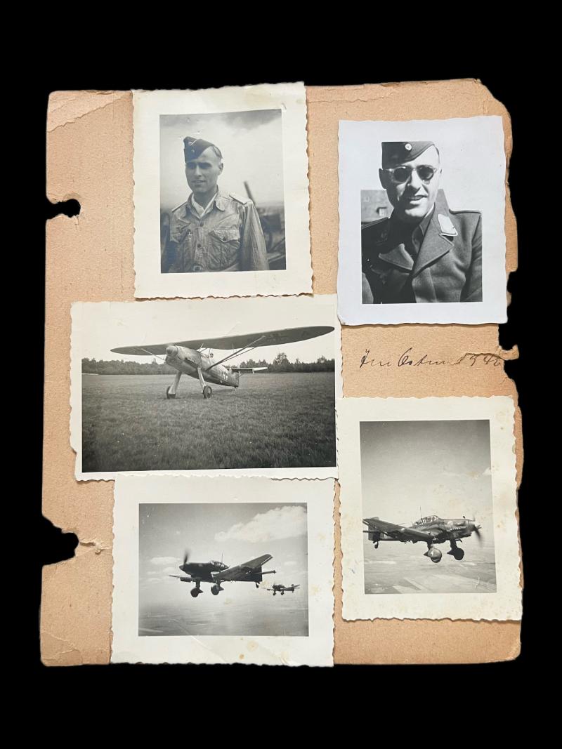 5 X WW2 GERMAN LUFTWAFFE PICTURES