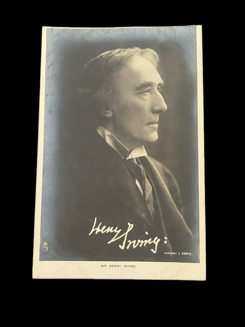 SIR HENRY IRVING POST CARD