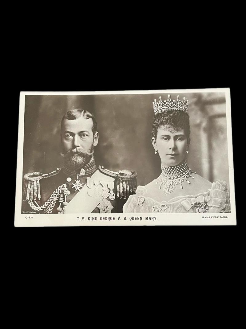 KING GEORGE V & QUEEN MARY POSTCARD