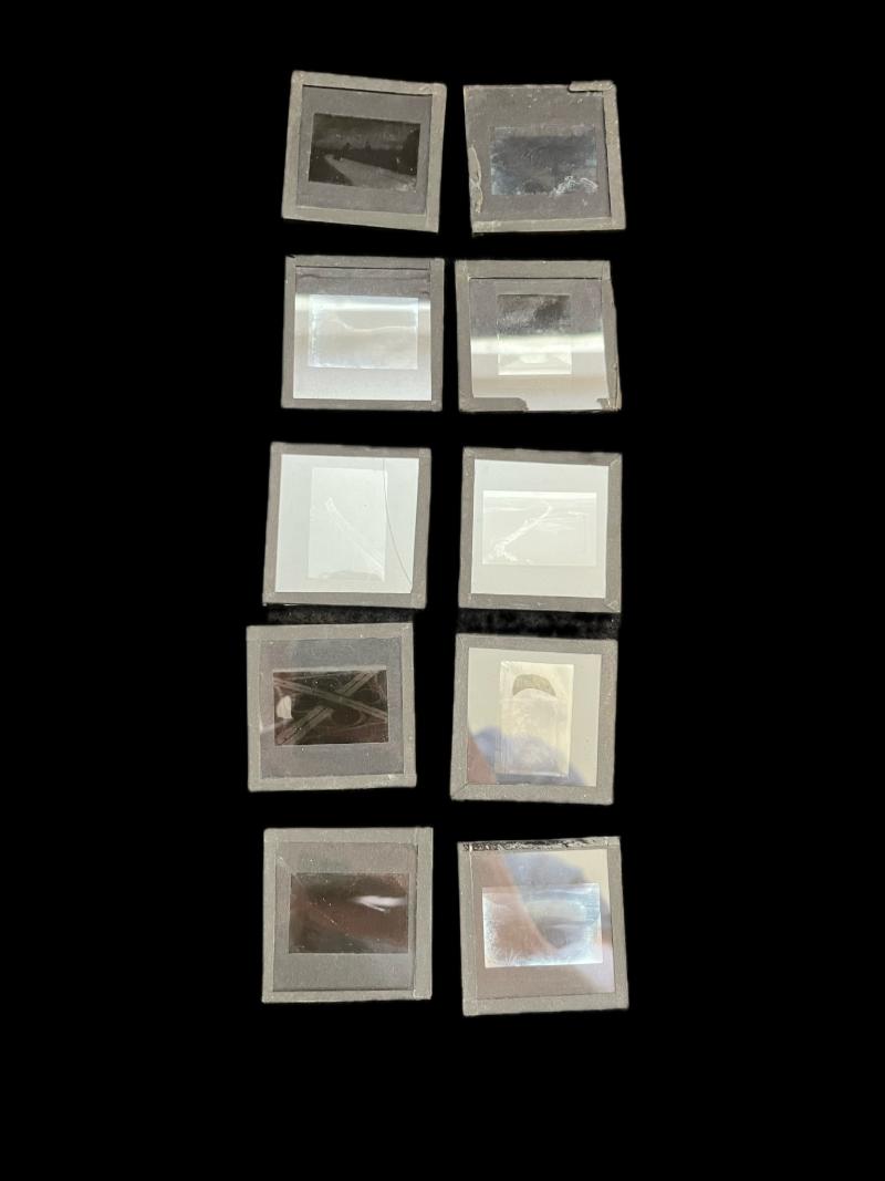 10 x WW2 GERMAN PHOTO SLIDES INCLUDING HITLER'S PARADE